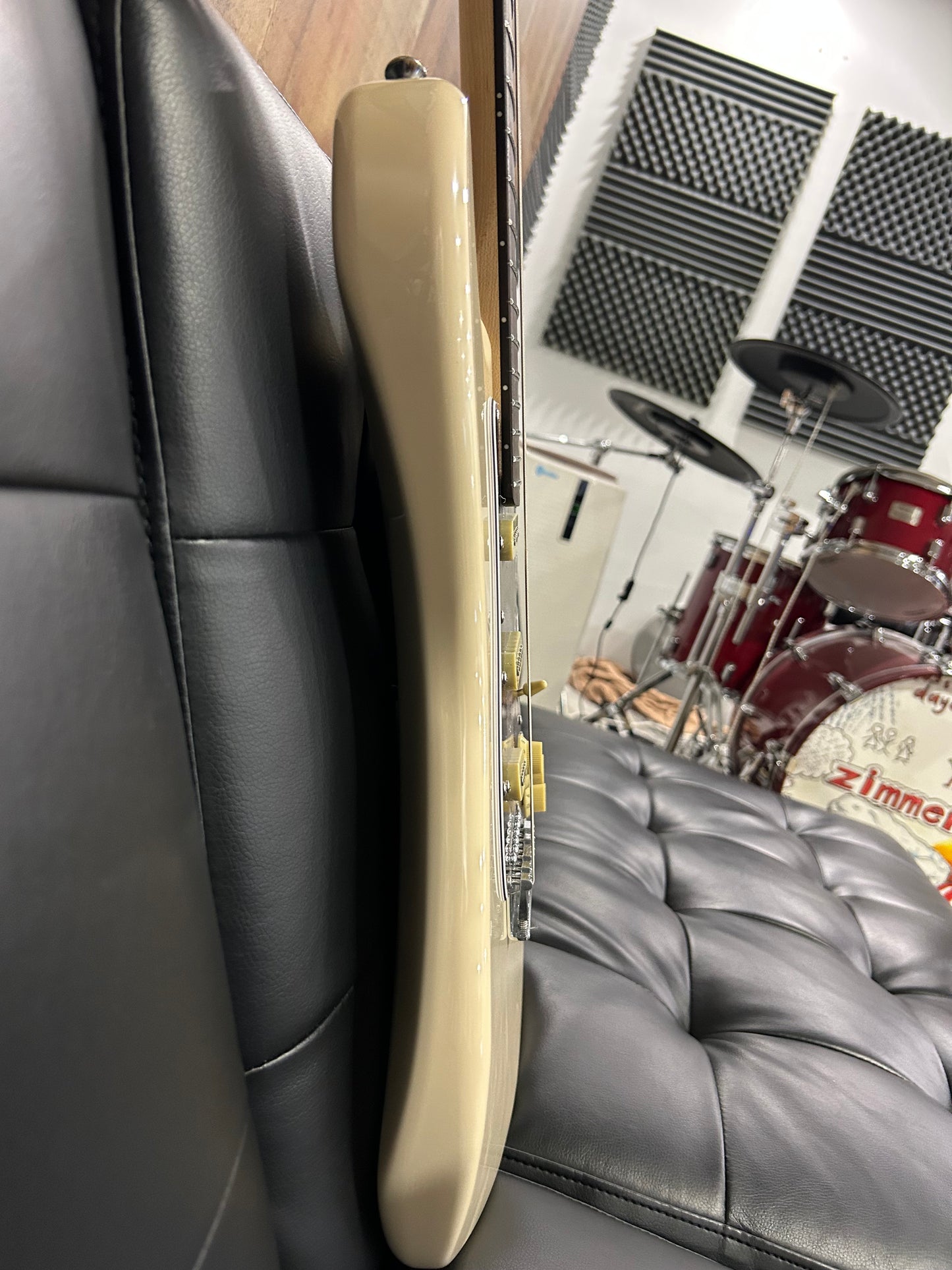 Austin Classic Double Cutaway Strat, Cream