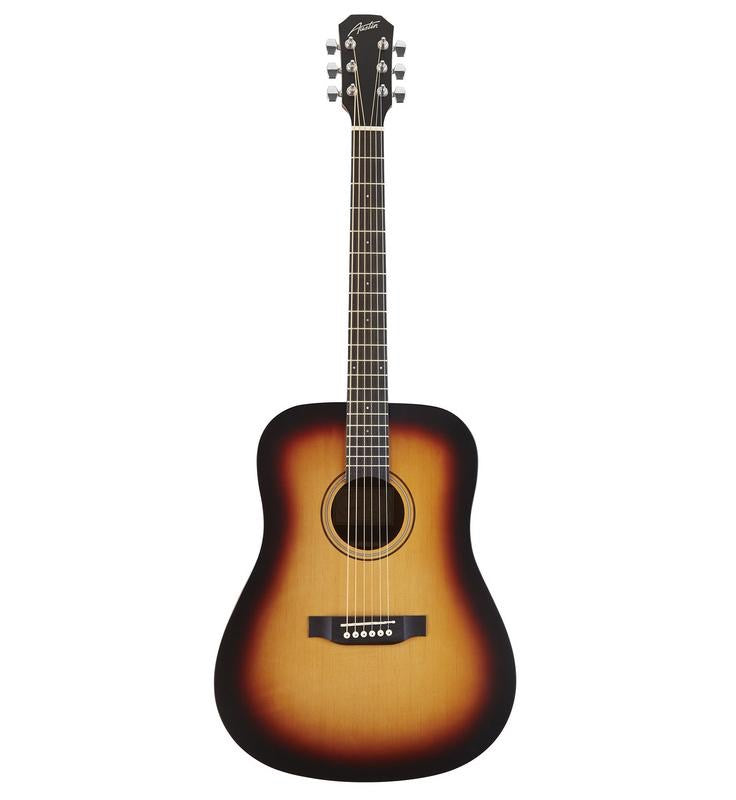 Austin Acoustic Dreadnought , Satin Sunburst