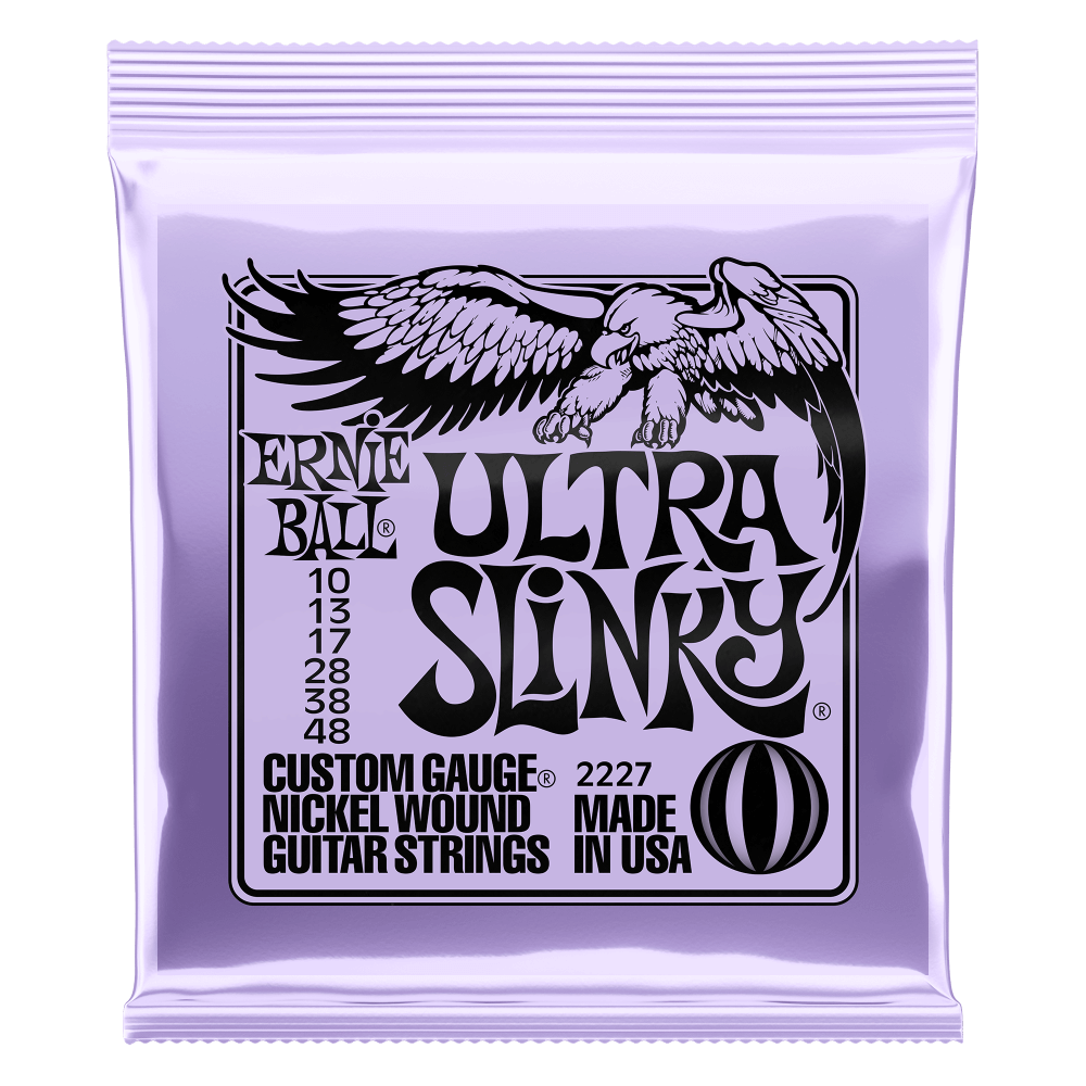 Ernie Ball 2227 Ultra Slinky Nickel Wound Electric Guitar Strings 10-48