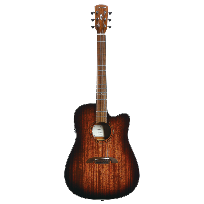 Alvarez Artist Dreadnought Guitar, Acoustic Electric, Shadowburst, with Cutaway