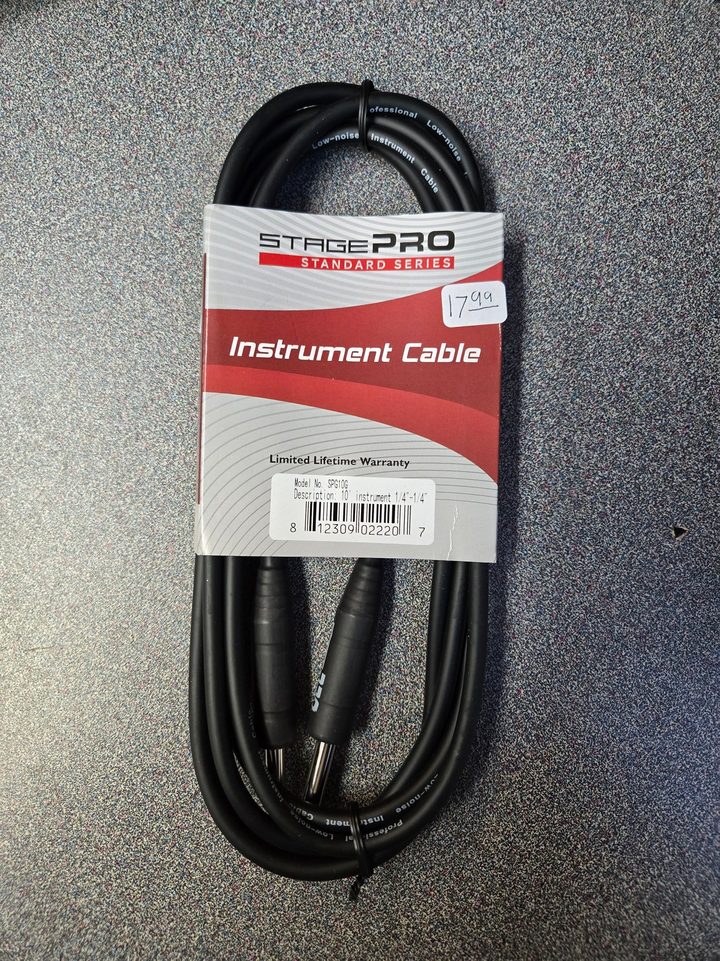 StagePro Instrument Cable 10ft