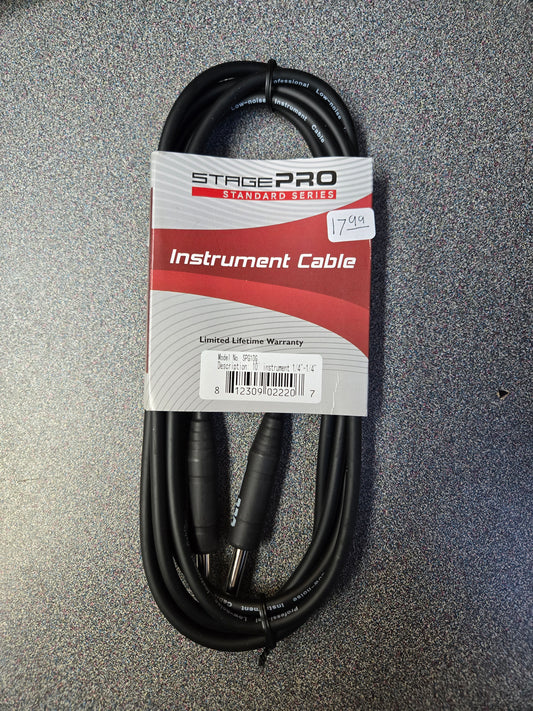 StagePro Instrument Cable 10ft