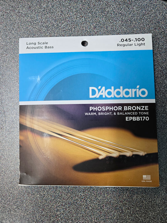 DAddario Long Scale Acoustic Bass String Set EPBB170 45-100 Regular Light