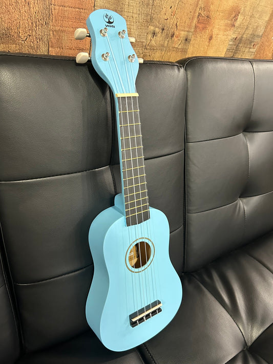 Umikoa Soprano Ukulele wbag, Lt Blue