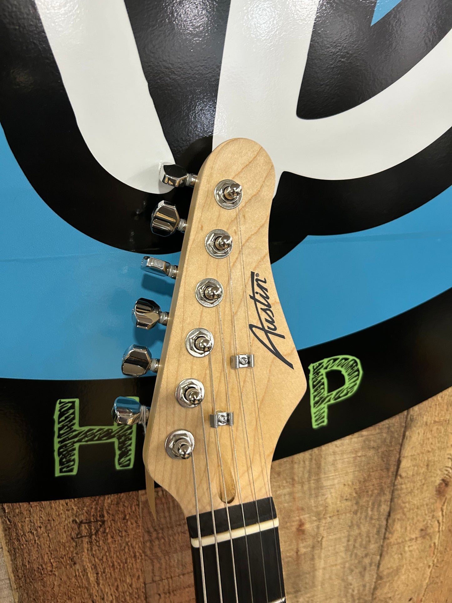 Austin Classic Double Cutaway, Black