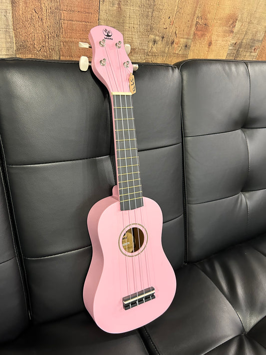 Umikoa Soprano Ukulele wbag, Pink