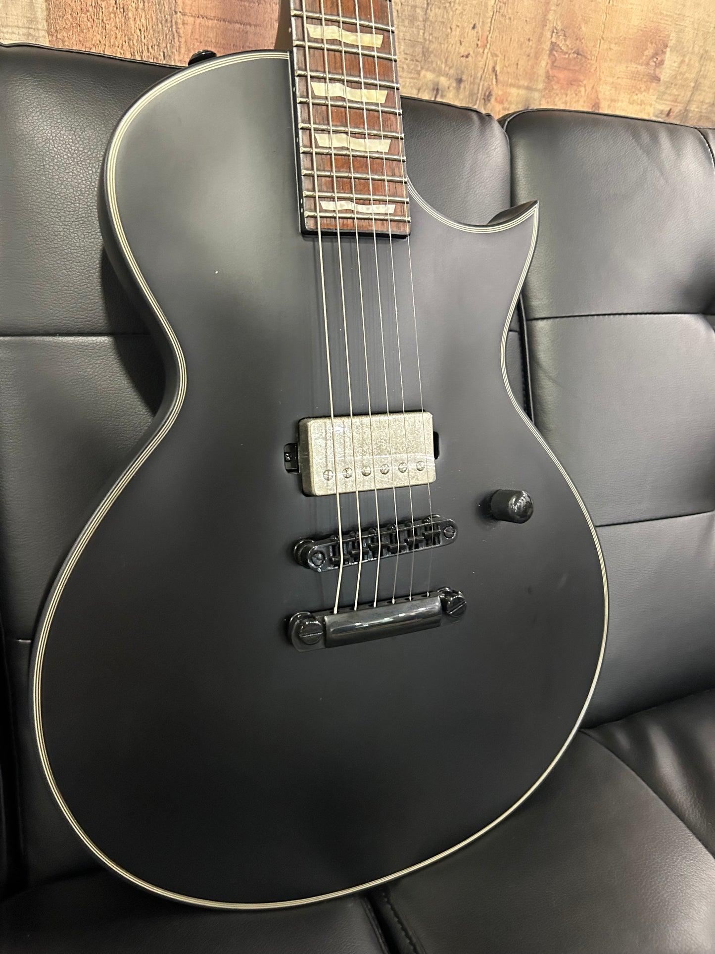 LTD EC-201 Electric Guitar Regular Black Satin
