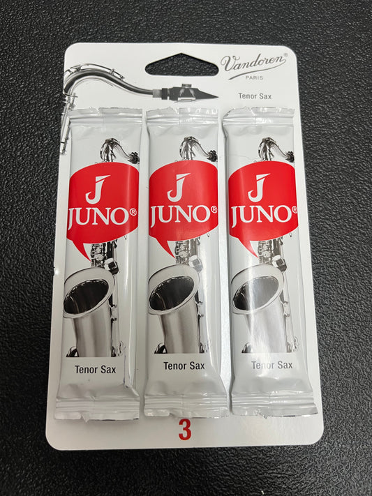 JUNO Reeds by Vandoren, Tenor Saxophone, Strength 3, 3 Count on Card