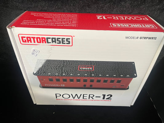 Gator Pedalboard Power Supply, 12 Outputs - 2300Ma (USED)