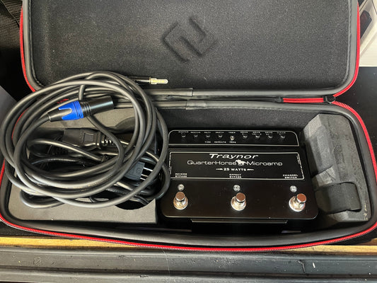 Traynor QuarterHorse DH25H Microamp 25 Watt 8 Ohm Stompbox Amplifier (USED)