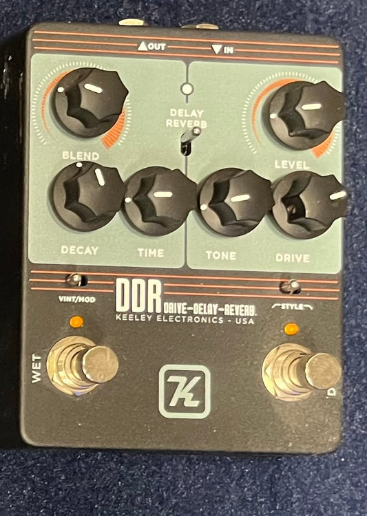 Keeley DDR Drive-Delay-Reverb Effects Pedal (USED)