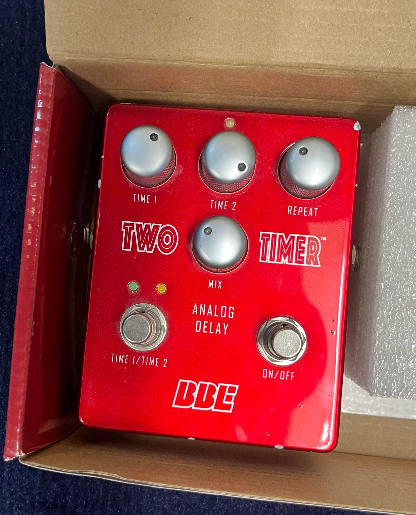 Used BBE Two Timer Dual Analog Delay Effect Pedal