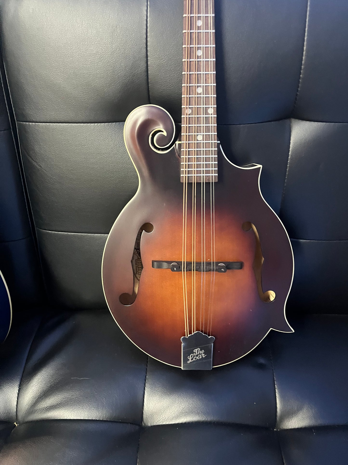 Loar F-Style LM-310F-BRB Mandolin with hardshell case (USED)
