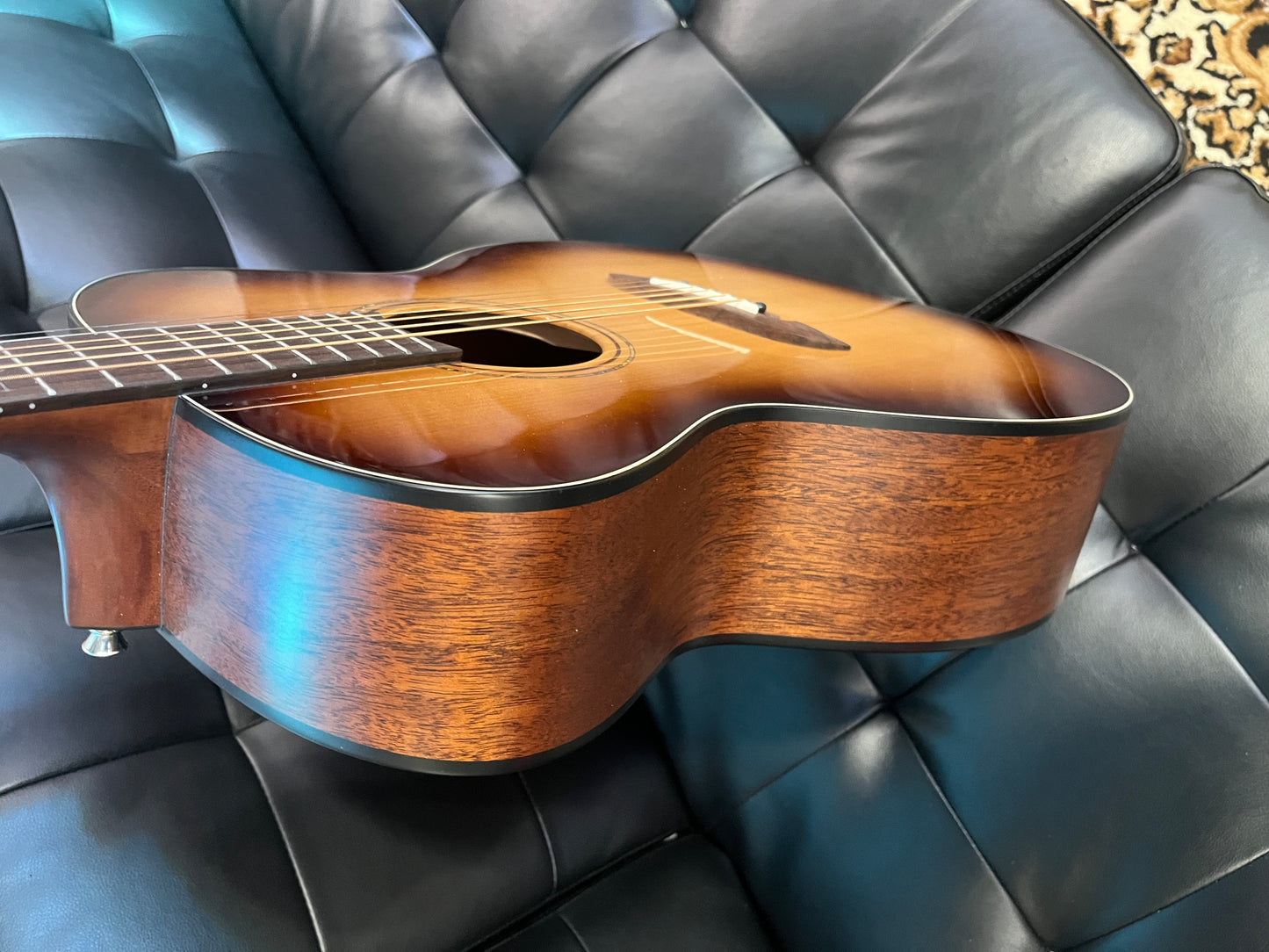 Alvarez Artist Folk/OM Acoustic Guitar, Shadowburst AG60