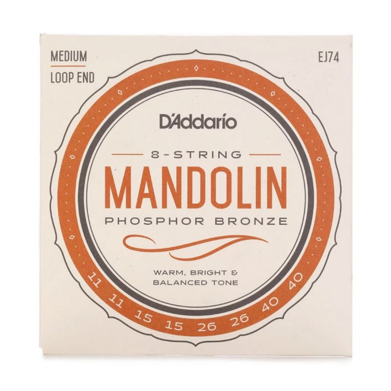 D'Addario Medium 8-string Mandolin phosphor bronze