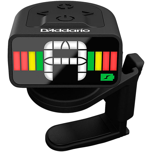D'Addario Micro Headstock Guitar Tuner - Black