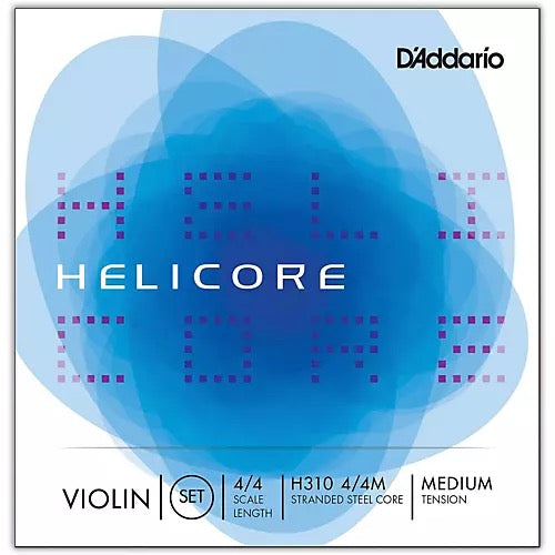 D'Addario Helicore Violin Set Strings 4/4 Size Medium