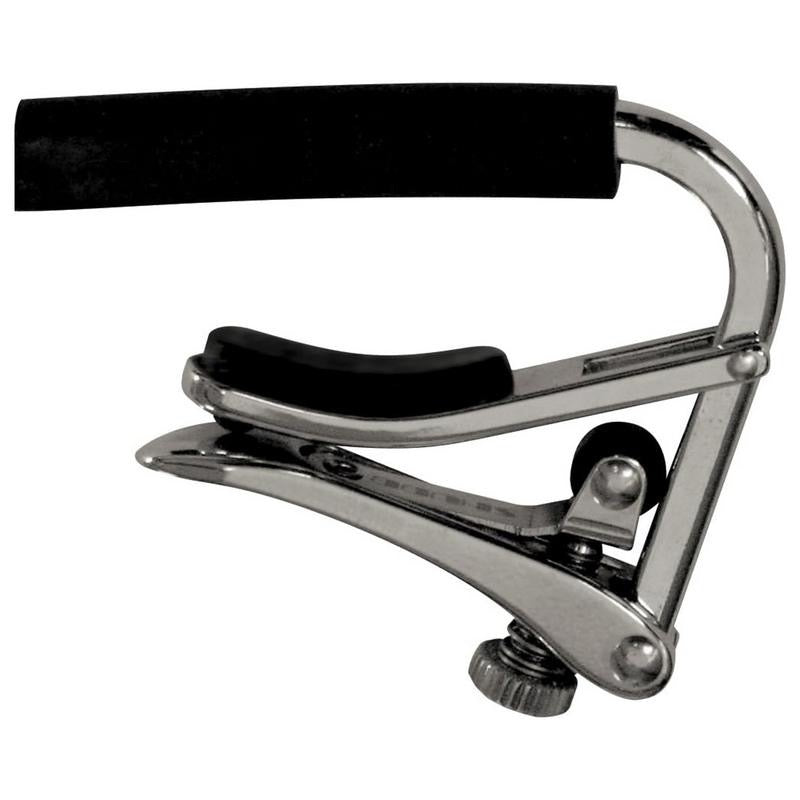 Shubb Standard Polished Nickel Standard Capo for Steel String Guitars