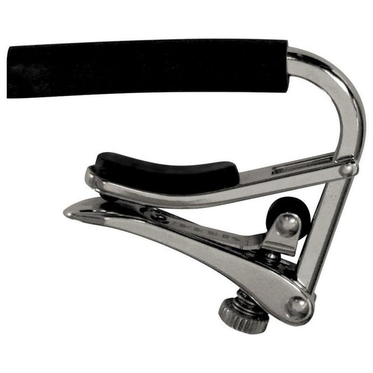 Shubb Standard Polished Nickel Standard Capo for Steel String Guitars
