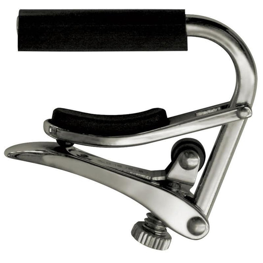 Shubb Polished Nickel Standard Capo for Banjo