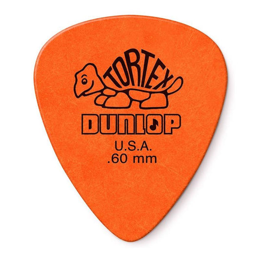 Dunlop Pick,Tortex,.60 Orange,12