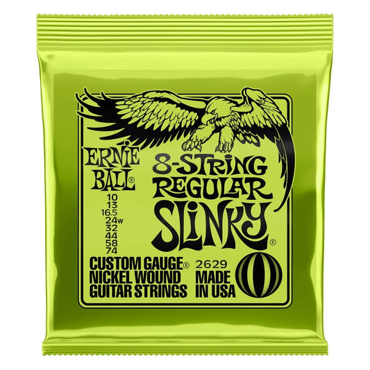 Ernie Ball 2629 8-String Regular Slinky 10-74