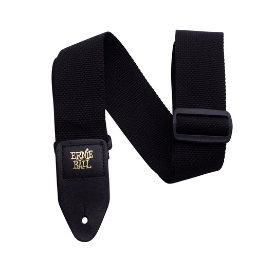 Black Polypro Guitar Strap