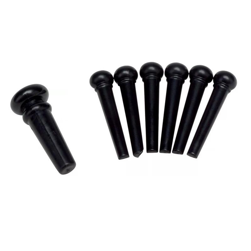 BRIDGE PIN SET - Blk -6 Brdg & 1 End