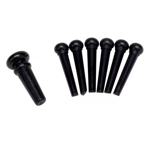 BRIDGE PIN SET - Blk -6 Brdg & 1 End