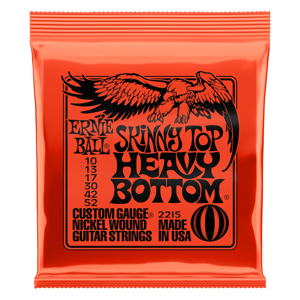 Ernie Ball 3215 Skinny Top Heavy Bottom 3 Pack  Electric Guitar Strings 10-52