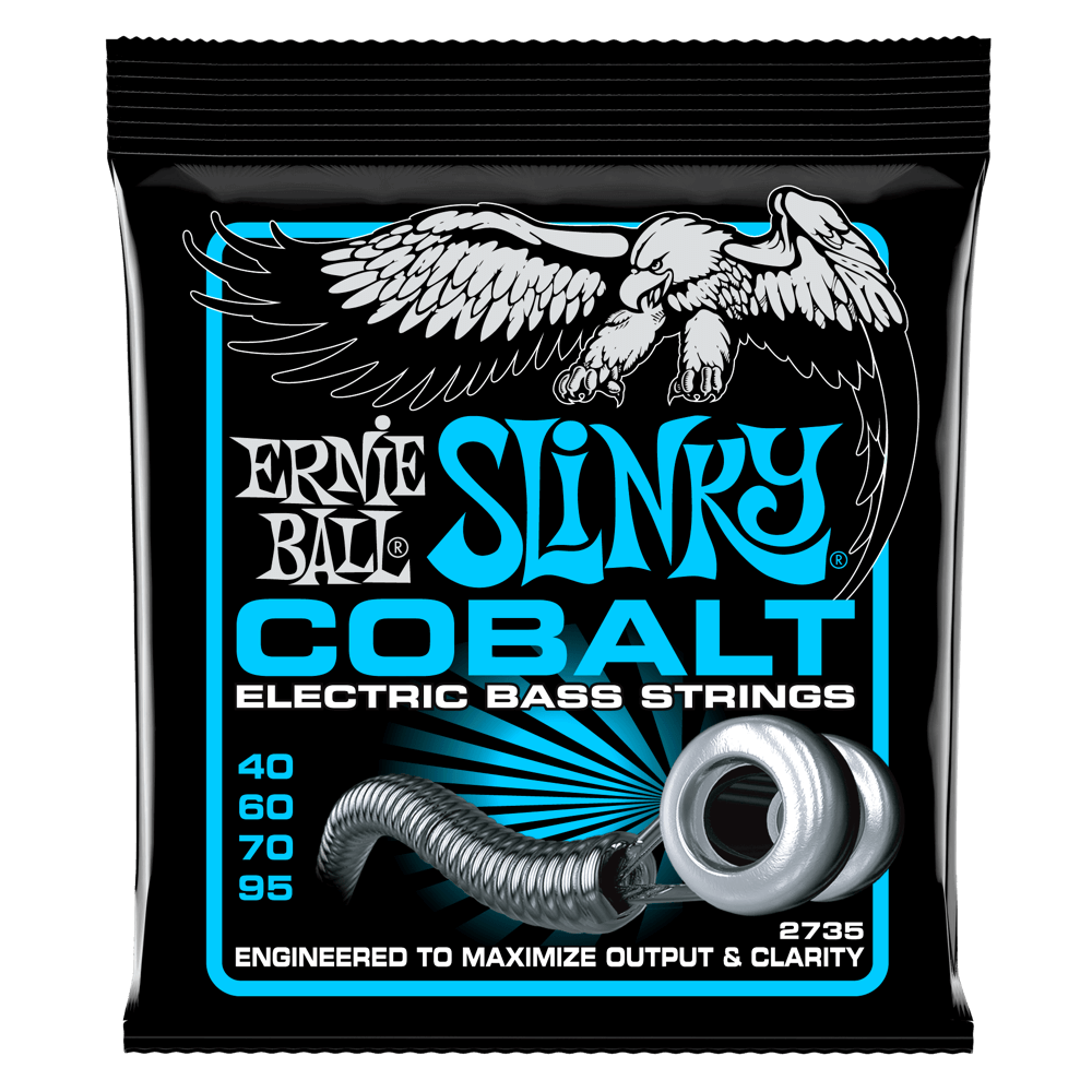 Ernie Ball 2735 Extra Slinky Cobalt Electric Bass Strings 40-95