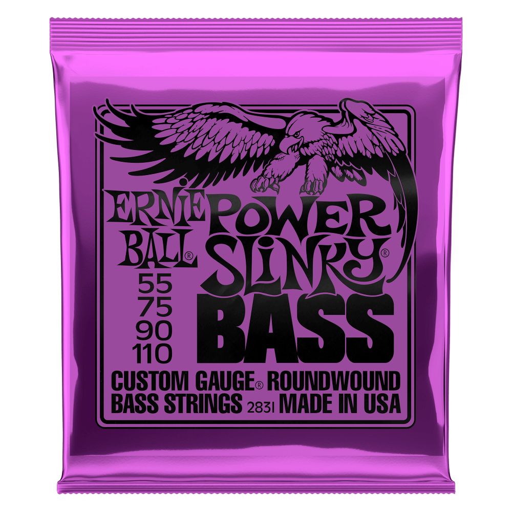 Ernie Ball 2831 Power Slinky Nickel Wound Electric Bass Strings 55-110