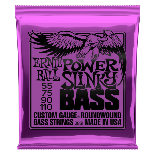 Ernie Ball 2831 Power Slinky Nickel Wound Electric Bass Strings 55-110