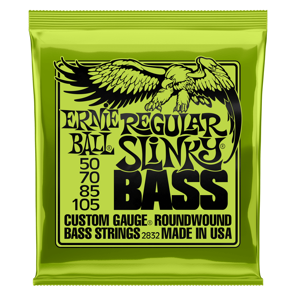 Ernie Ball 2832 Regular Slinky Nickel Wound Electric Bass Strings 50-105