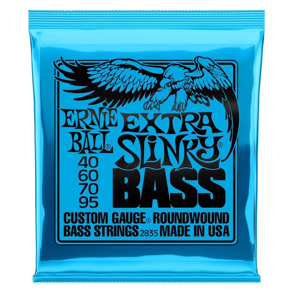 Ernie Ball 2835 Extra Slinky Nickel Wound Electric Bass Strings 40-95