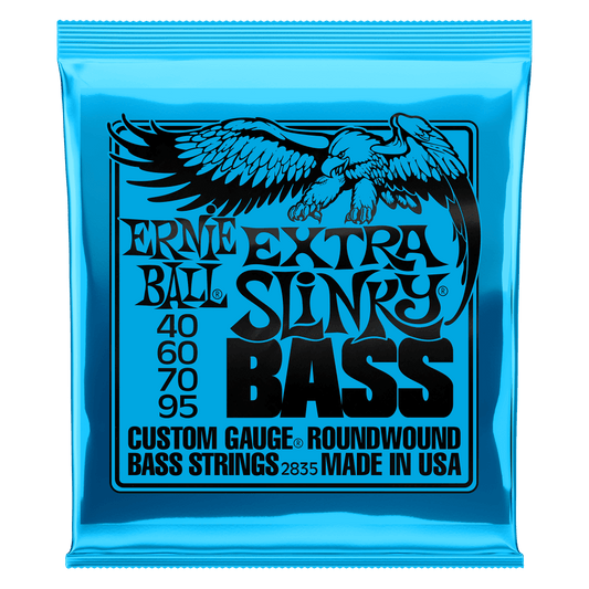 Ernie Ball 2835 Extra Slinky Nickel Wound Electric Bass Strings 40-95