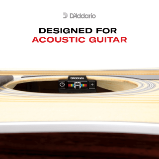 DAddario Acoustic Guitar Micro Soundhole Tuner