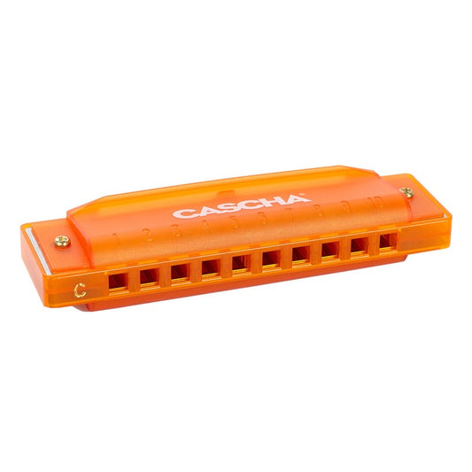Cascha Fun Blues Harmonica Orange C