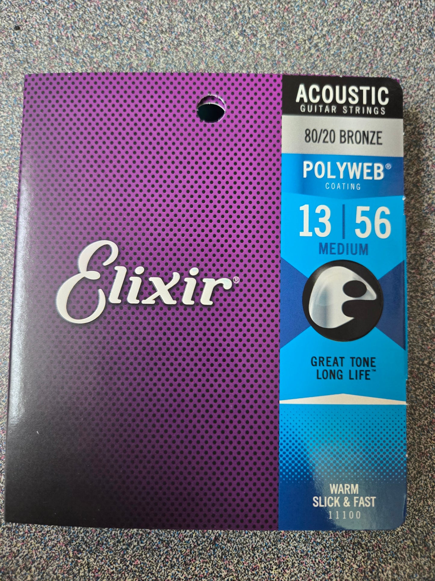 Elixir Polyweb 80/20 Bronze Acoustic Medium 13 56